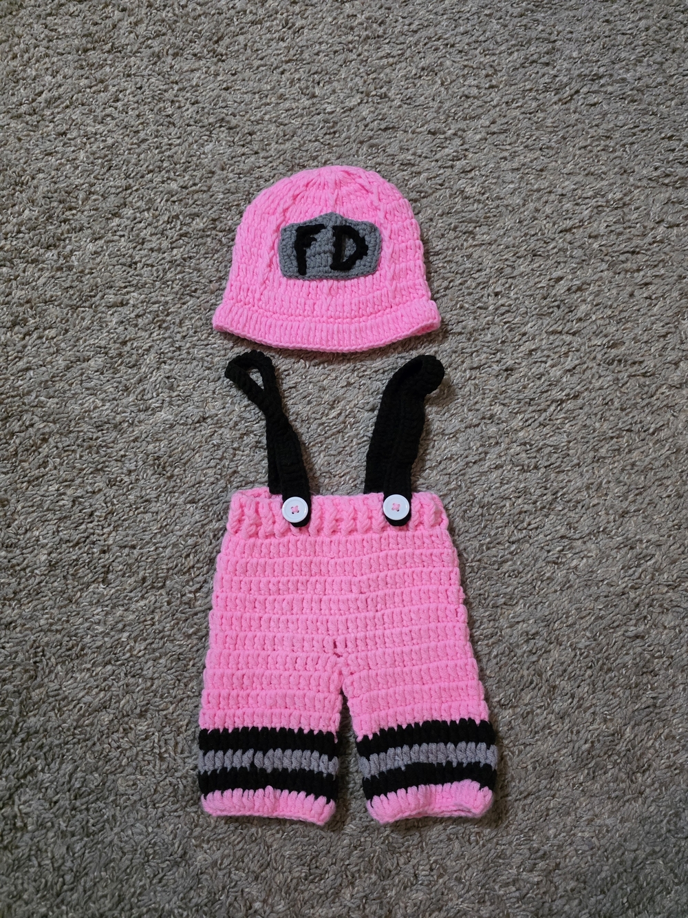 Firefighter Crochet Outfit